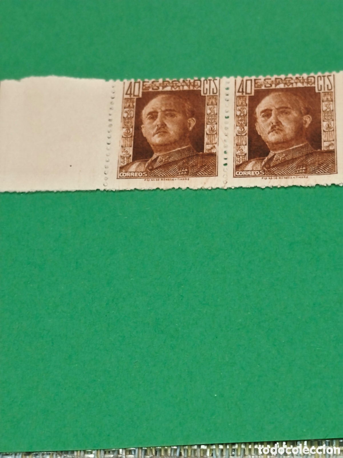 Briefmarken: Pareja de sellos 1 centenario nueva borde de hoja ,** ver imagenes
