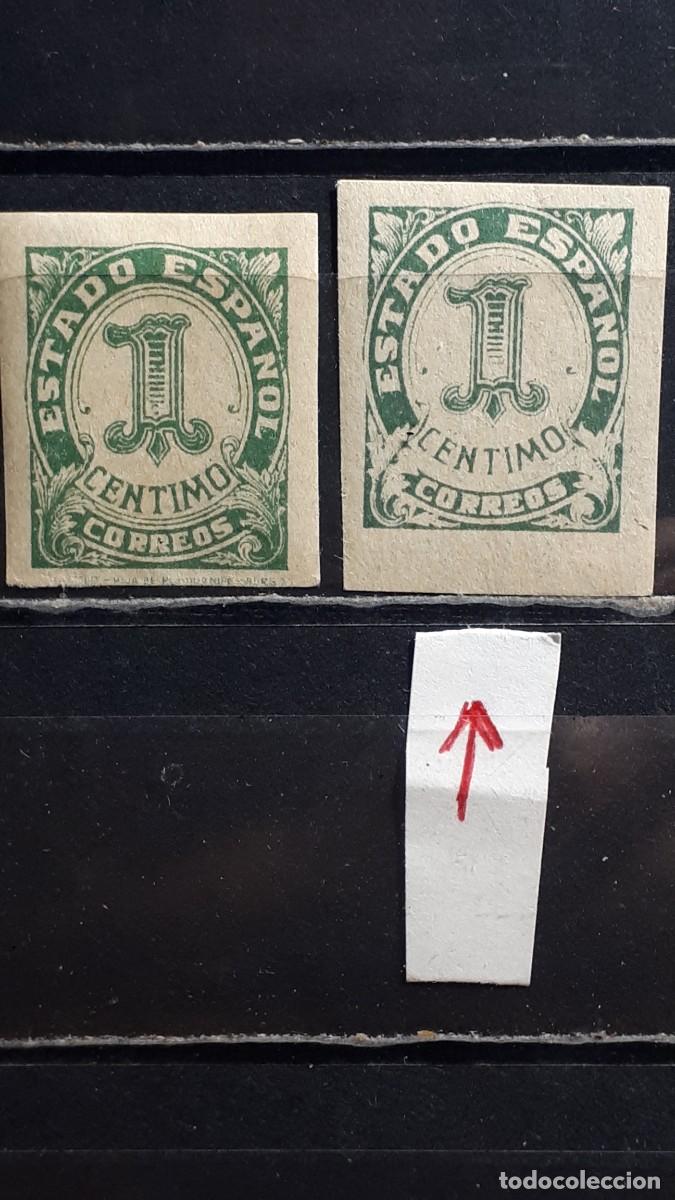 Sellos: ESPA&Ntilde;A. A&Ntilde;O 1937. *. VARIEDAD. Edifil 814