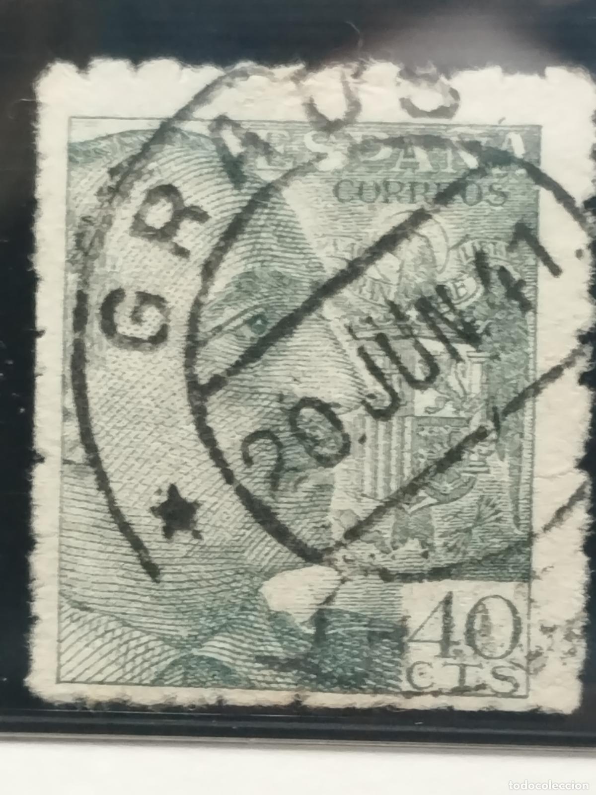 Briefmarken: BZB EDIFIL 925. FRANCO DE PERFIL. FECHADOR DE GRAUS. HUESCA. LUJO.