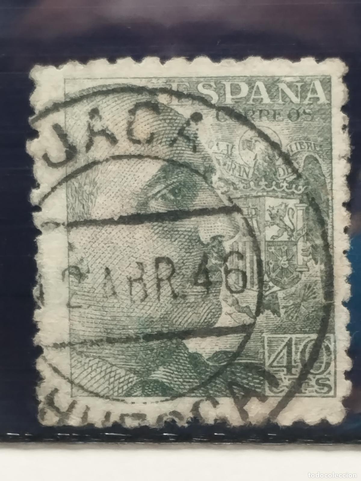 Selos: BZB EDIFIL 925. FRANCO DE PERFIL. FECHADOR DE JACA. HUESCA. MUY BONITO.