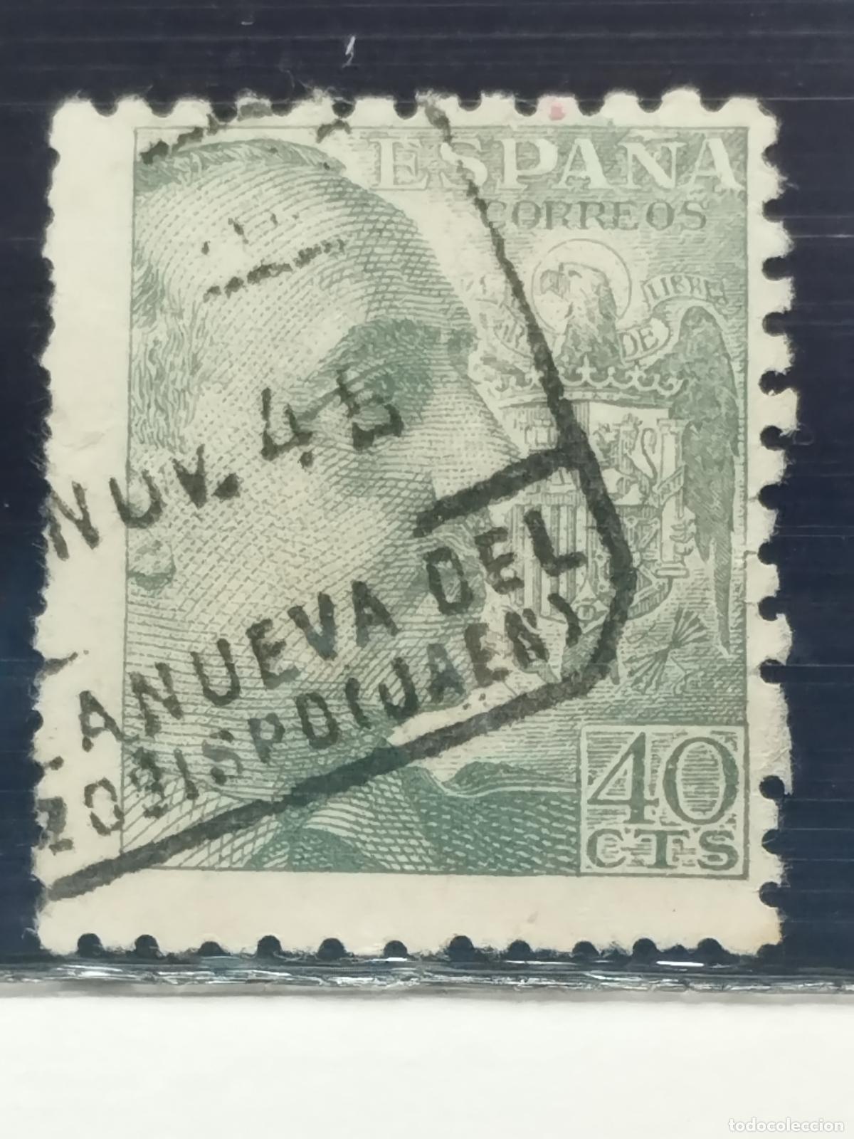 Selos: BZB EDIFIL 925. FRANCO DE PERFIL. FECHADOR DE CERTIFICADO DE VILLANUEVA DEL ARZOBISPO. JAEN. BONITO.