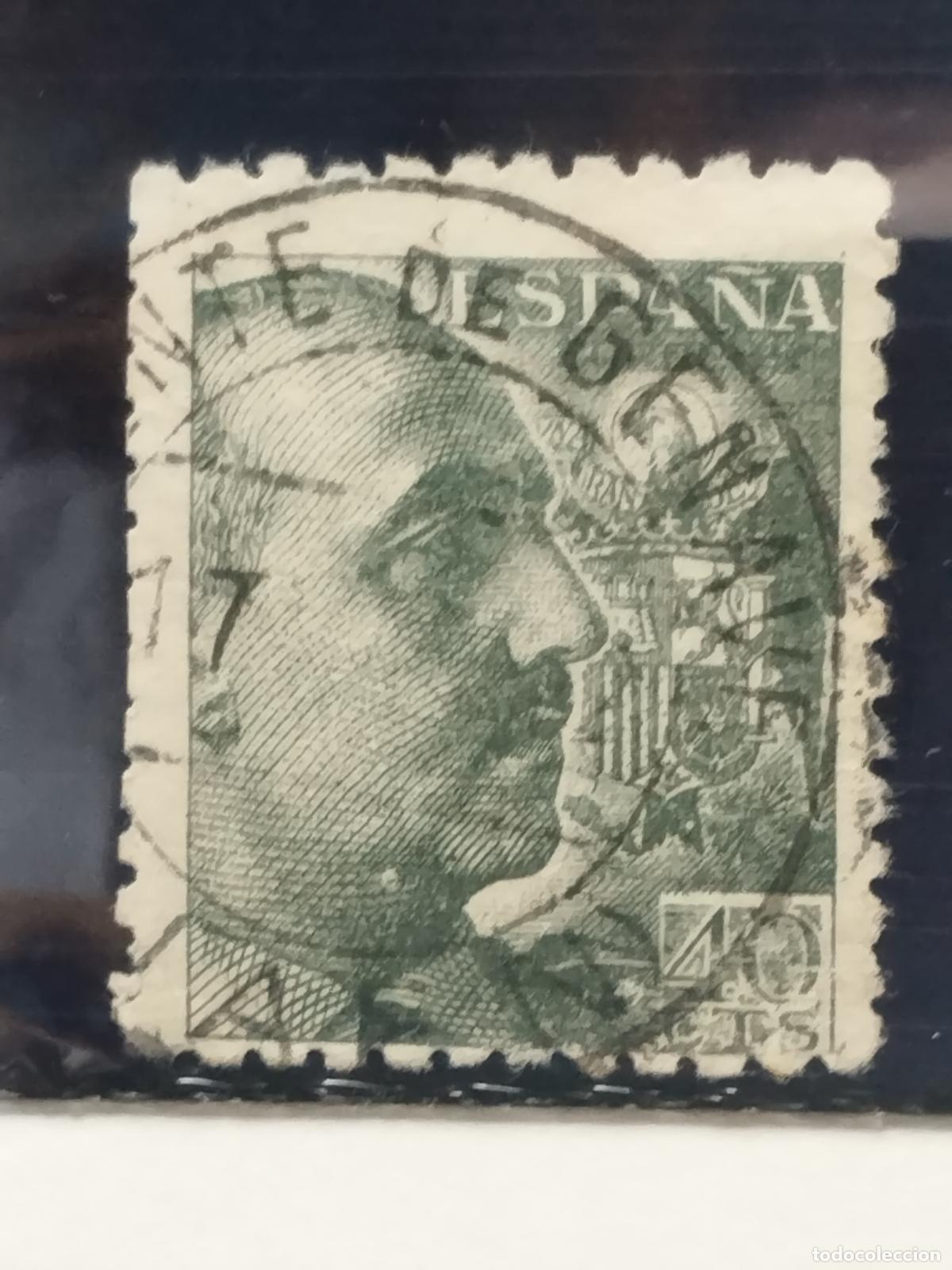 Sellos: BZB EDIFIL 925. FRANCO DE PERFIL. FECHADOR DE PUENTE DE GENAVE. JAEN. BONITO Y RARISIMO.