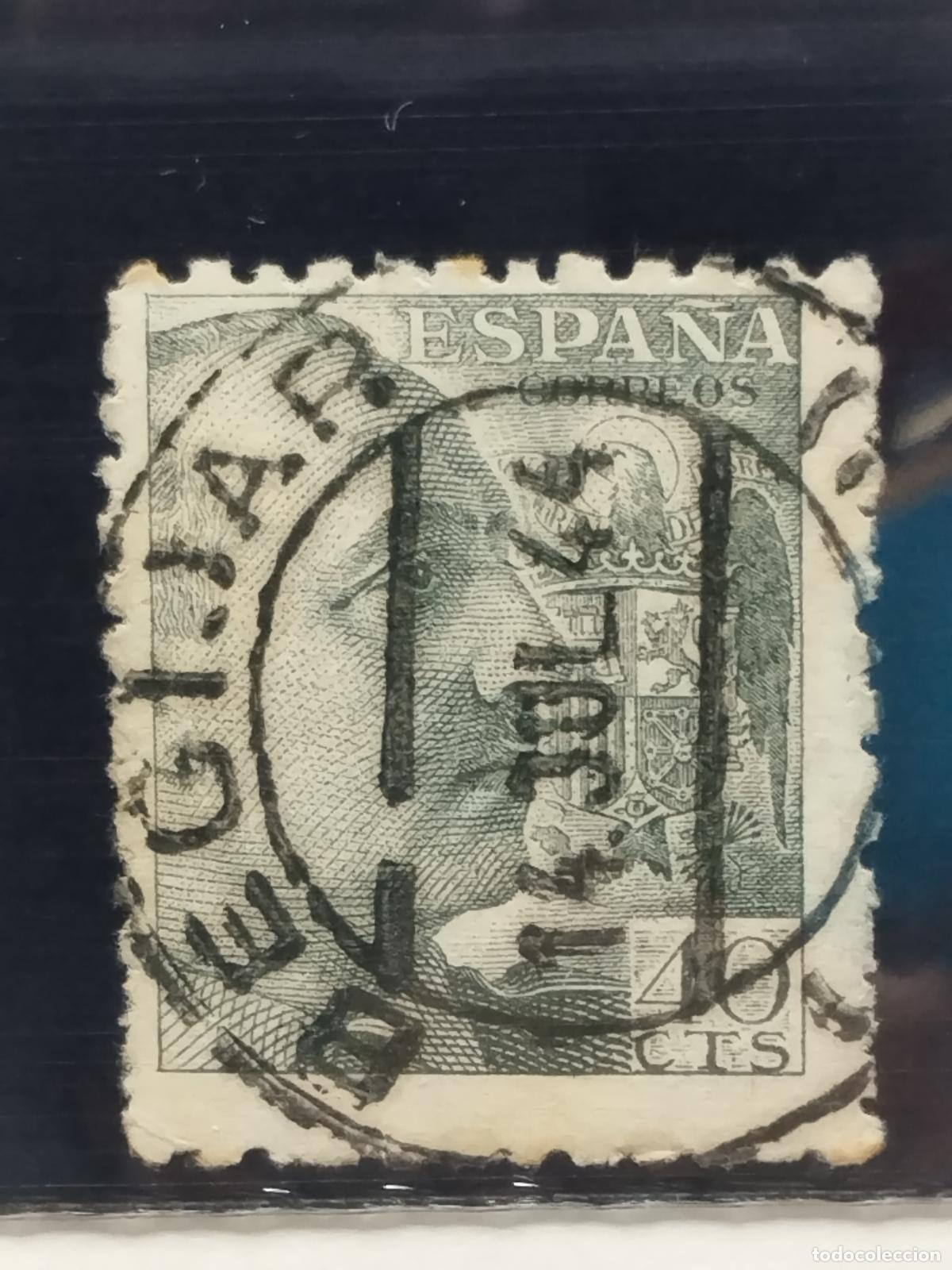 Timbres: BZB EDIFIL 925. FRANCO DE PERFIL. FECHADOR DE BEGIJAR. JAEN. LUJO Y RARO