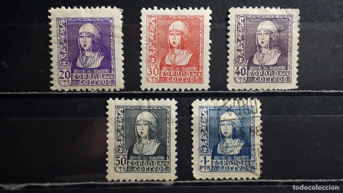 Sellos: ESPA&Ntilde;A. A&Ntilde;O 1938. */&deg;. Edifil 855/60 Falta 856