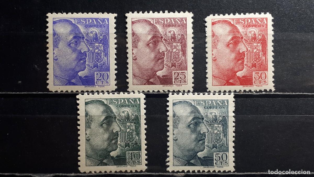 Sellos: ESPA&Ntilde;A. A&Ntilde;O 1939. *. Edifil 867/70, 872