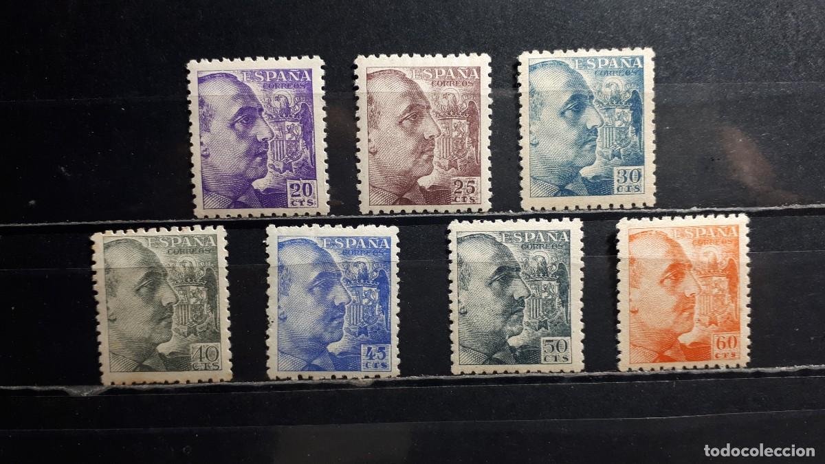 Sellos: ESPA&Ntilde;A. A&Ntilde;O 1940. *. Edifil 922/8