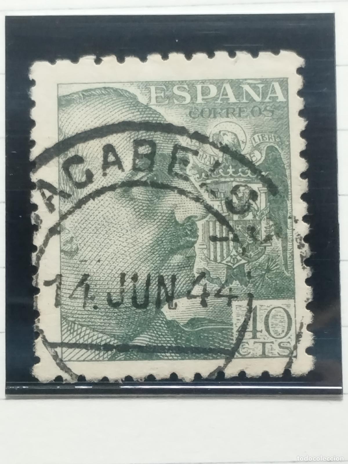 Timbres: BZB EDIFIL 925. FRANCO DE PERFIL. FECHADOR DE CACABELOS. LEON. BONITO