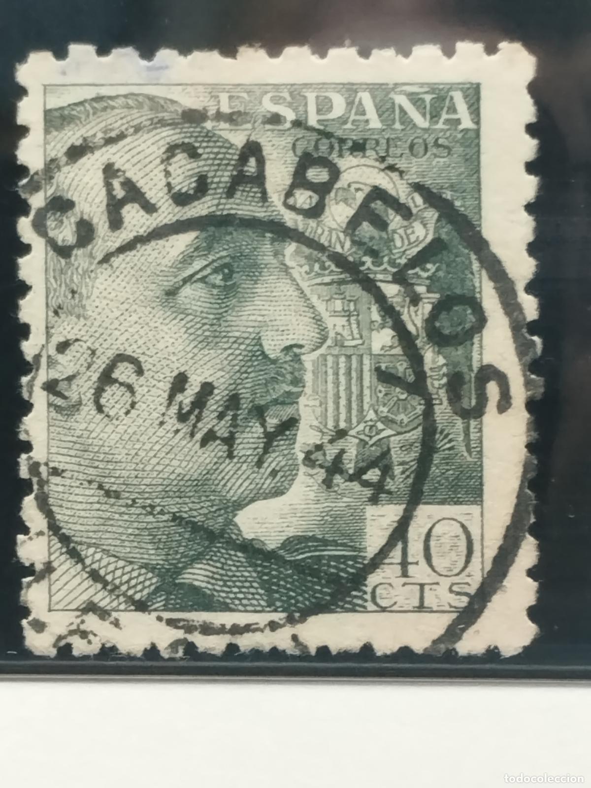 Briefmarken: BZB EDIFIL 925. FRANCO DE PERFIL. FECHADOR DE CACABELOS. LEON. LUJO.