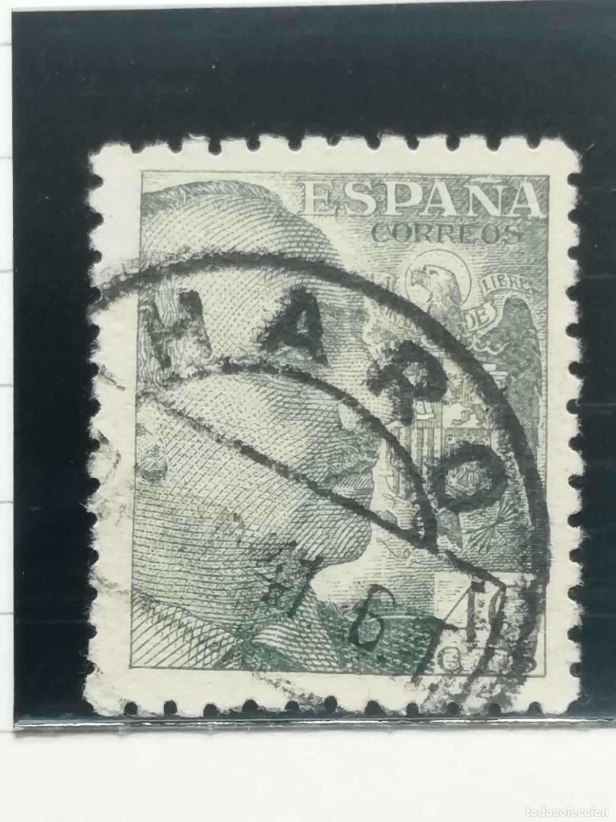 Francobolli: BZB EDIFIL 925. FRANCO DE PERFIL. FECHADOR DE HARO. LOGRO&Ntilde;O. LUJO.