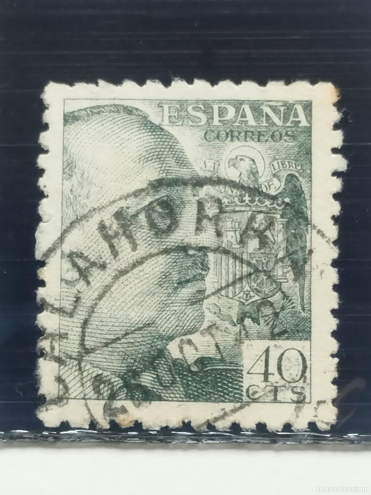 Sellos: BZB EDIFIL 925. FRANCO DE PERFIL. FECHADOR DE CALAHORRA. LOGRO&Ntilde;O. LUJO.