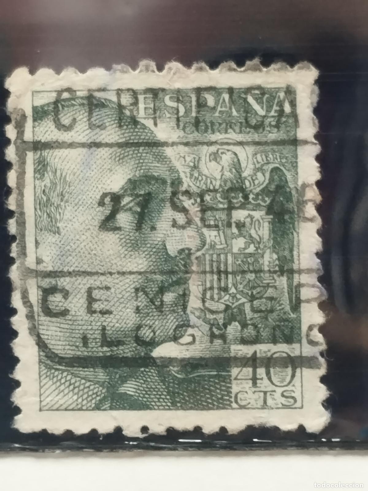 Sellos: BZB EDIFIL 925. FRANCO DE PERFIL. FECHADOR CERTIFICADO DE CENICERO. LOGRO&Ntilde;O. BONITO.