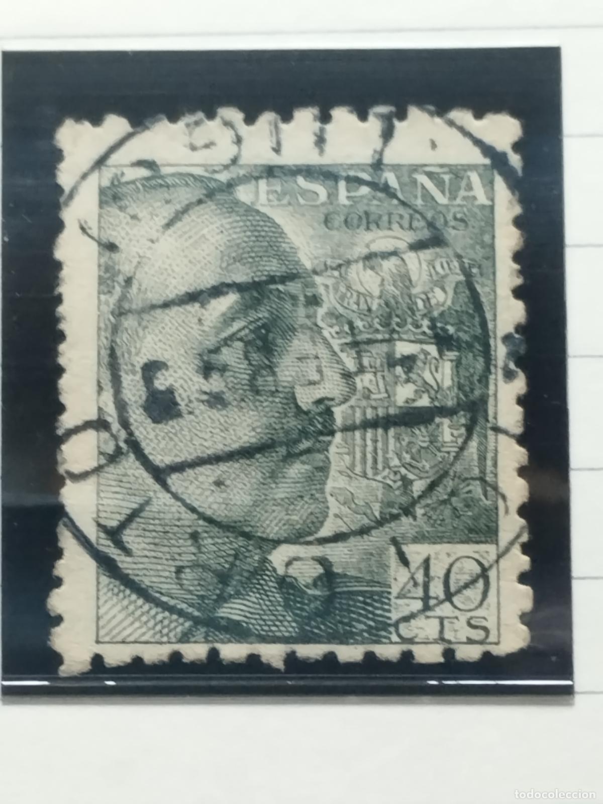 Francobolli: BZB EDIFIL 925. FRANCO DE PERFIL. FECHADOR DE RIOTORTO. LUGO. BONITO Y RARISIMO.