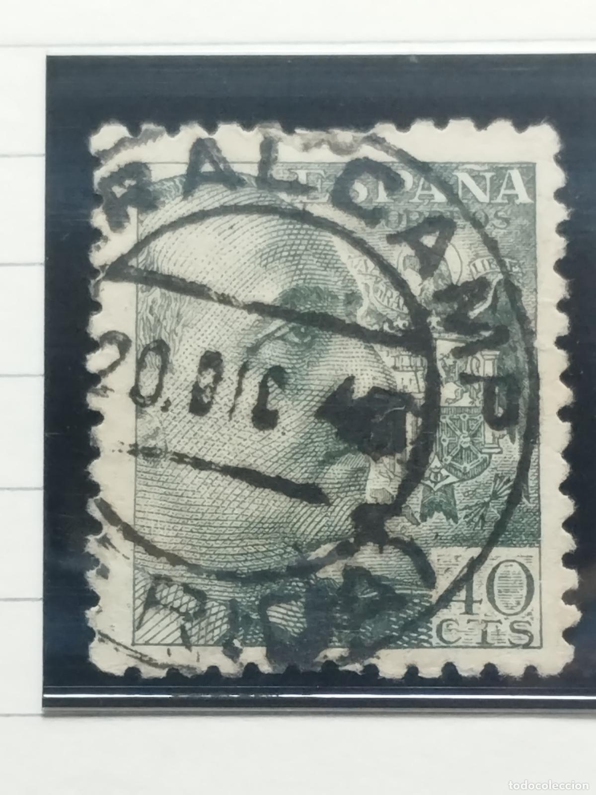 Briefmarken: BZB EDIFIL 925. FRANCO DE PERFIL. FECHADOR DE MIRALCAMP. LERIDA. BONITO Y RARO.
