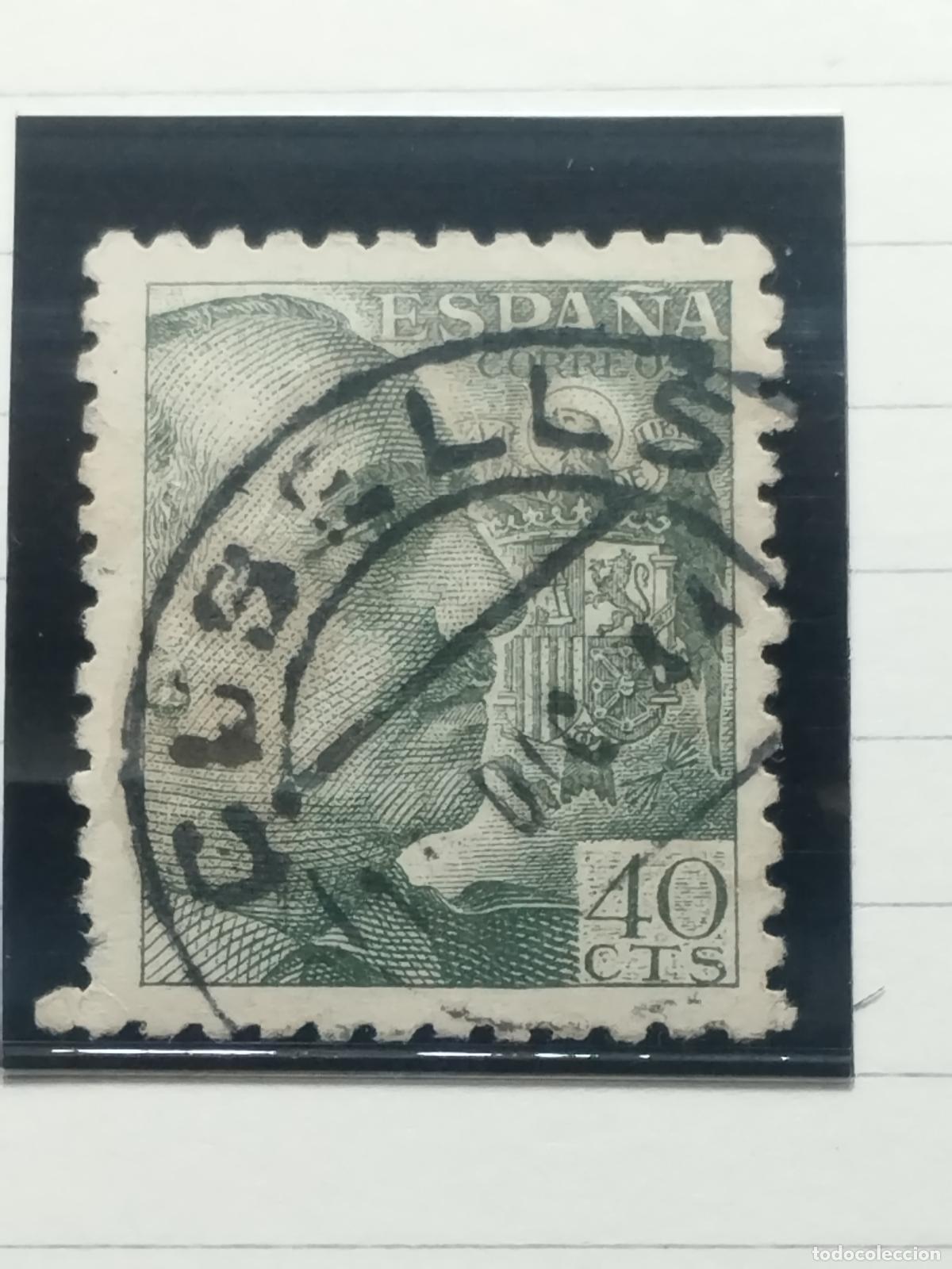 Briefmarken: BZB EDIFIL 925. FRANCO DE PERFIL. FECHADOR DE CUBELLS. LERIDA. LUJO Y RARISIMO.