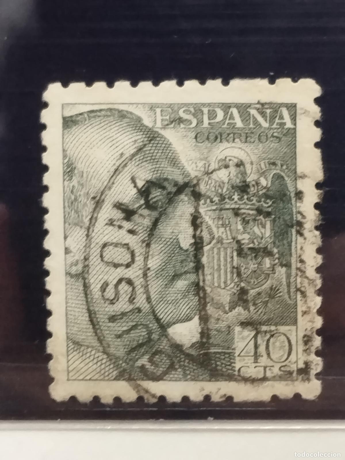Briefmarken: BZB EDIFIL 925. FRANCO DE PERFIL. FECHADOR DE GUISONA. LERIDA. BONITO Y RARO.