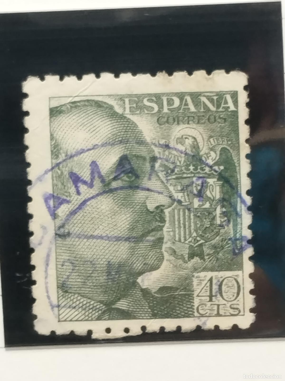 Stamps: BZB EDIFIL 925. FRANCO DE PERFIL. FECHADOR DE CAMARASA. LERIDA. BONITO Y RARISIMO.