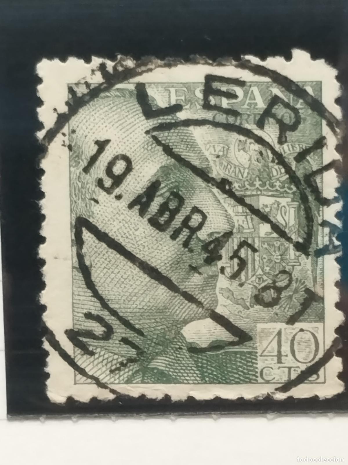 Timbres: BZB EDIFIL 925. FRANCO DE PERFIL. FECHADOR DE LERIDA. LUJO.