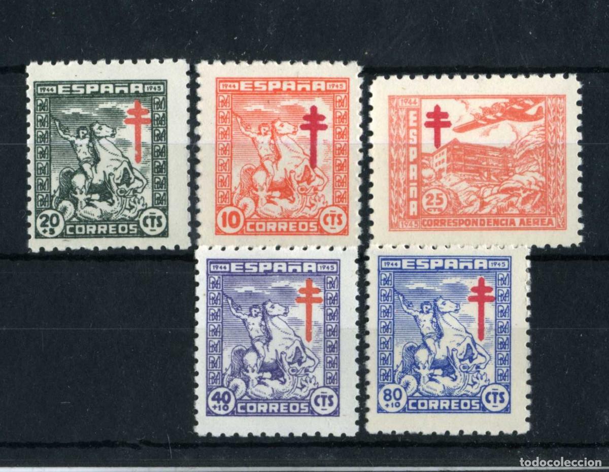 Selos: XS- PRO TUBERCULOSOS 1944 Serie Completa NUEVA Ed. 984-988