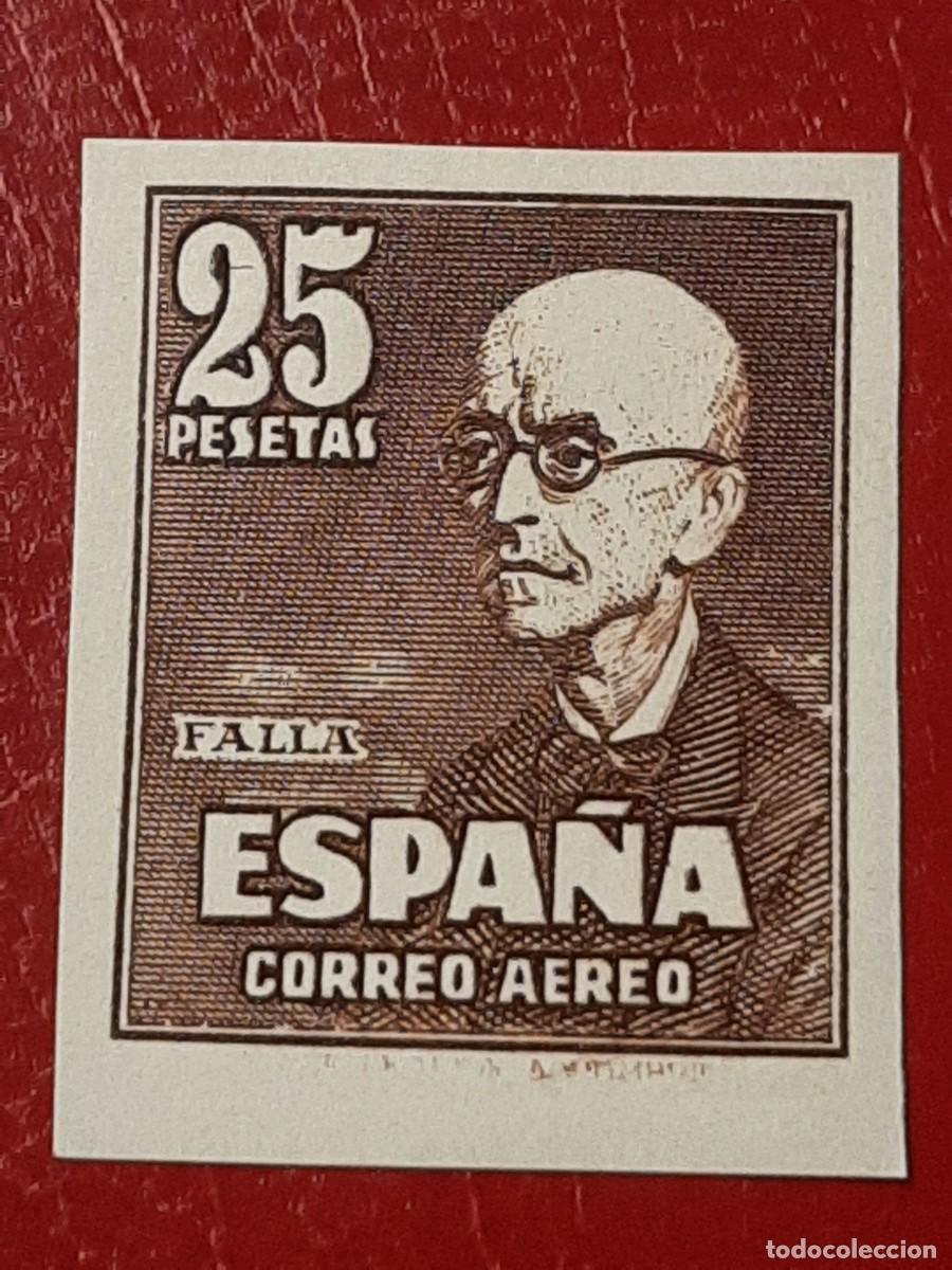 Selos: Edifil 1015. REIMPRESI&Oacute;N. Sello de la serie de Falla y Zuloaga. A&ntilde;o 1947.