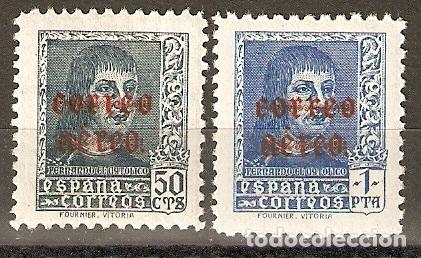 Francobolli: 1938 FERNANDO EL CATOLICO EDIFIL 845/6** SIN FIJASELLOS