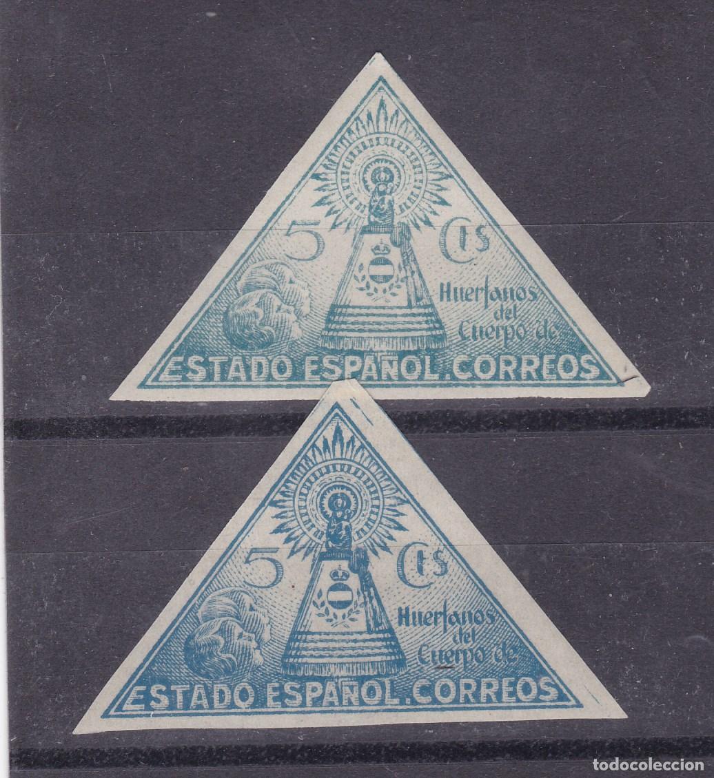 Timbres: AA19-BENEFICENCIA Edifil 20 x 2 SIN DENTAR . VARIEDAD ** Sin Fijasellos