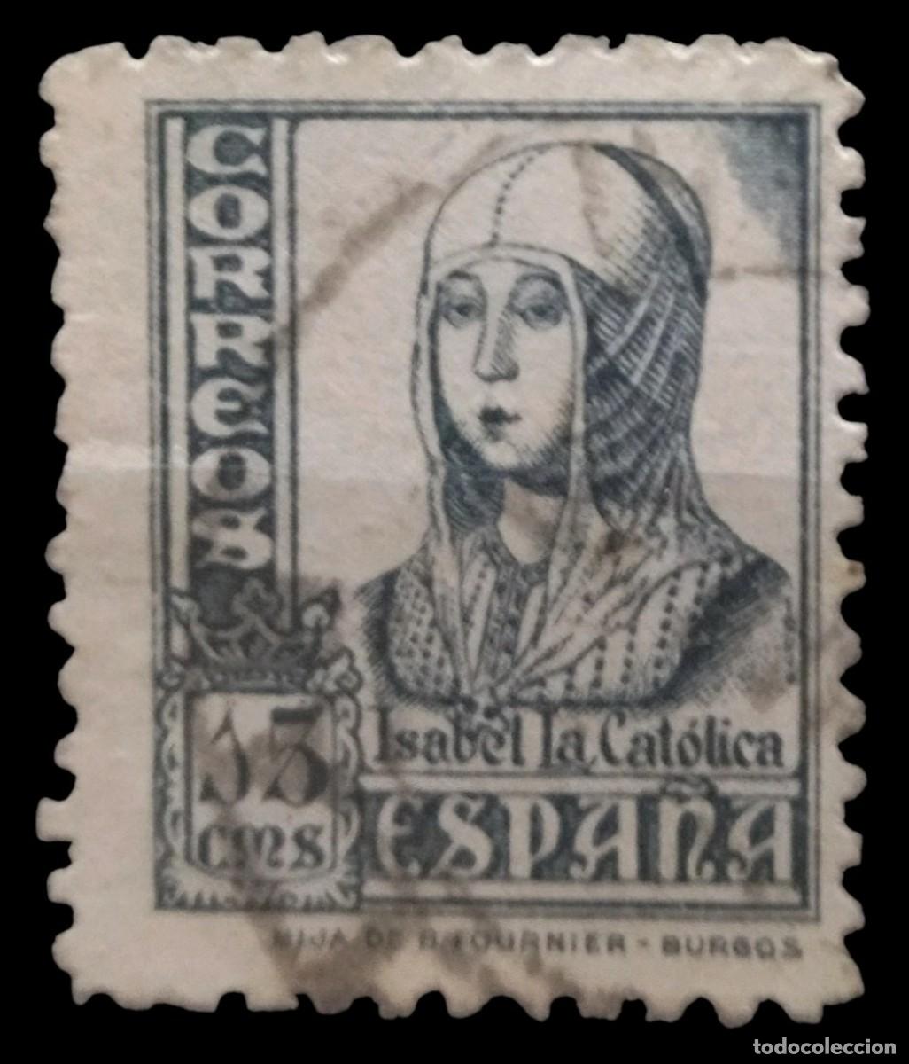 Briefmarken: ESPA&Ntilde;A 1937 ISABEL LA CAT&Oacute;LICA. EDIFIL 820. USADO.
