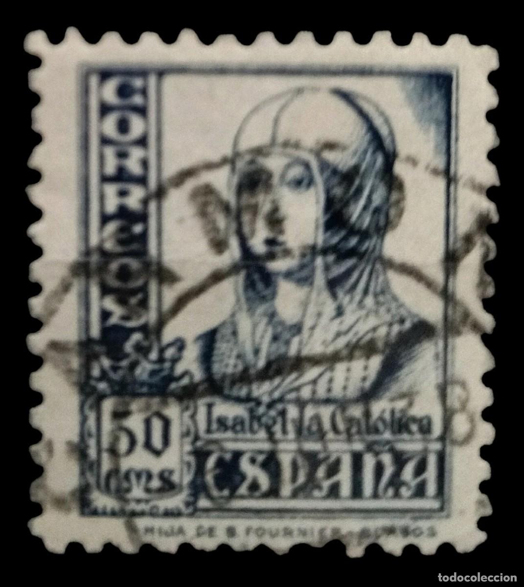 Briefmarken: ESPA&Ntilde;A 1937 ISABEL LA CAT&Oacute;LICA. EDIFIL 825. USADO.