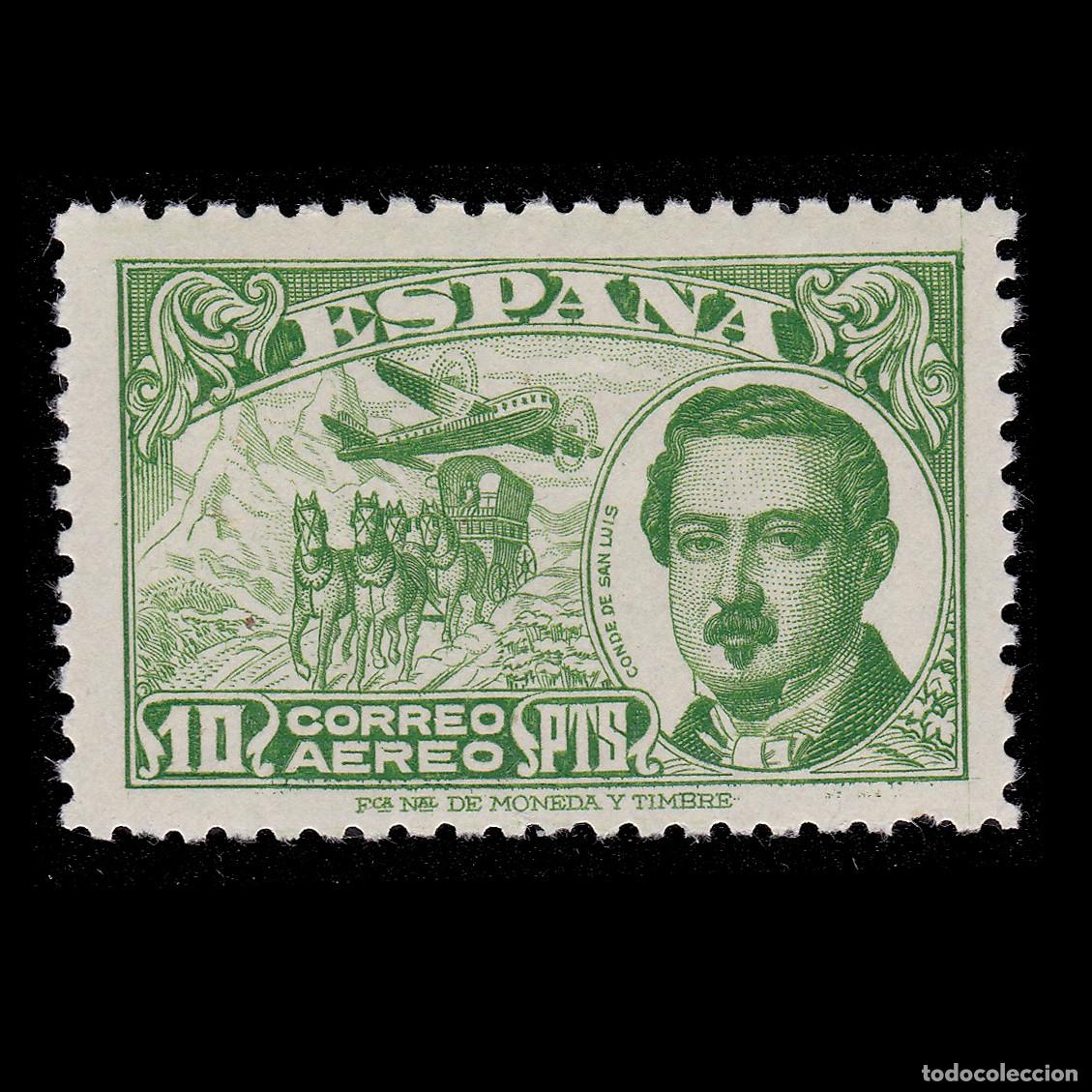 Timbres: Espa&ntilde;a. 1945. Conde San Lu&iacute;s. Nuevo** Edifil 990 + OBSEQUIO