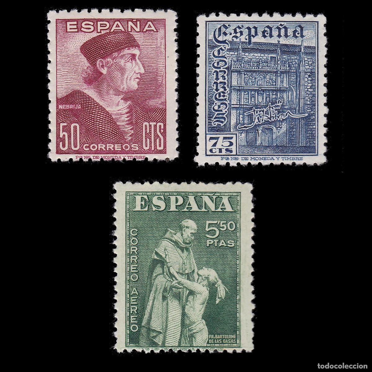 Briefmarken: Estado Espa&ntilde;ol. 1946. Hispanidad. Nuevo** Edifil 1002-1004 + OBSEQUIO