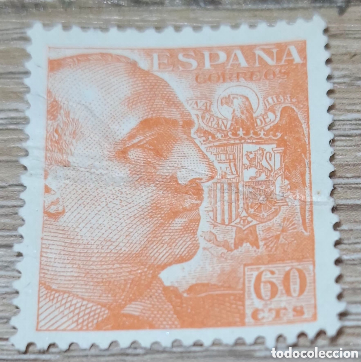 Francobolli: Edifil 928 General Franco Sello 60cts. 1940