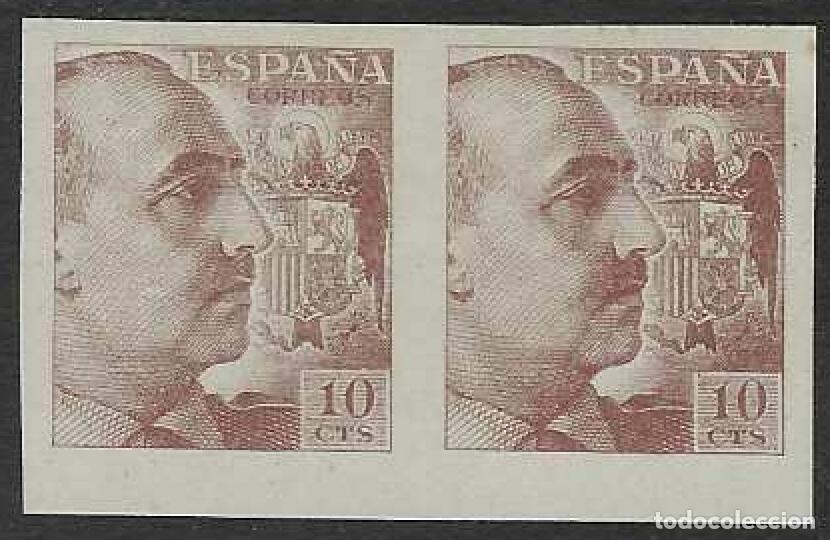 Sellos: EDIFIL 888 PRO TUBERCULOSOS 1939. SIN DENTAR (PAREJA). MNH **