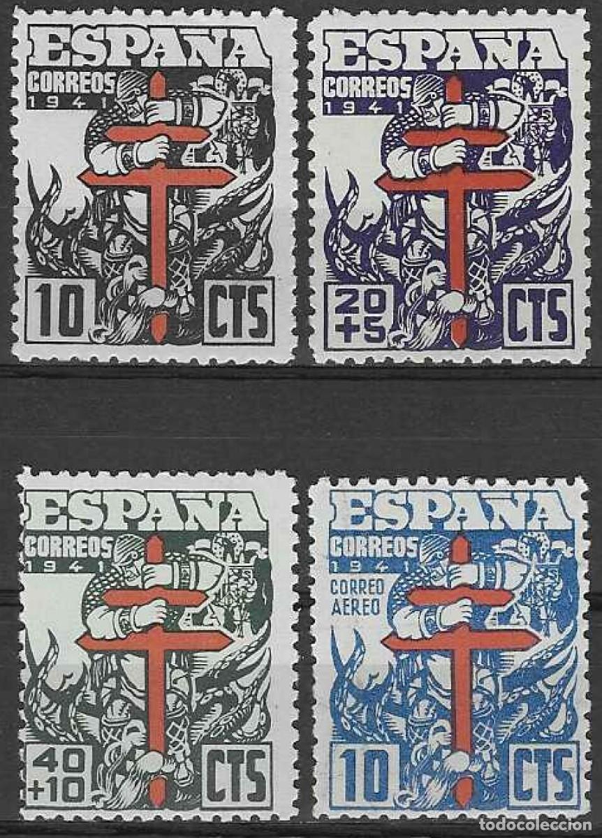Sellos: EDIFIL 948-951 PRO TUBERCULOSOS 1941 (SERIE COMPLETA). MNH ** (SALIDA: 0,01 &euro;).