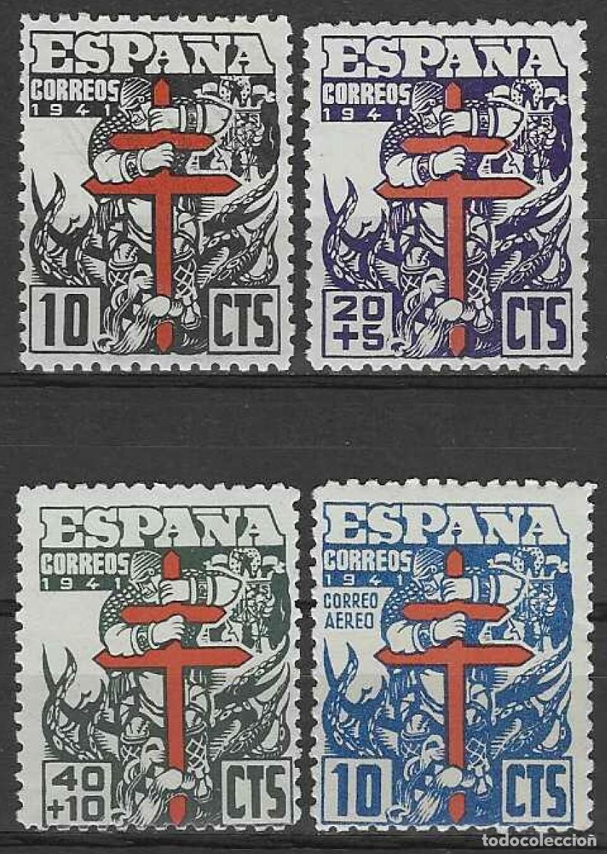 Sellos: EDIFIL 948-951 PRO TUBERCULOSOS 1941 (SERIE COMPLETA). MNH ** (SALIDA: 0,01 &euro;).