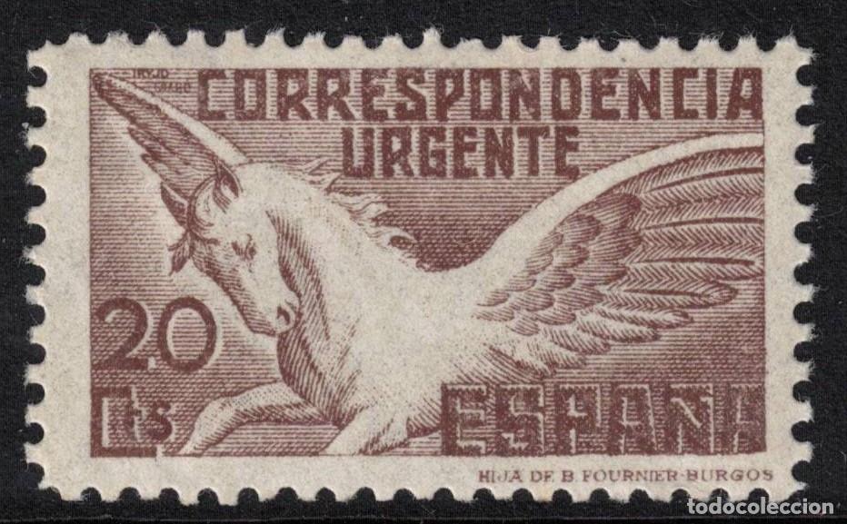 Sellos: ESPA&Ntilde;A - PEGASO ** 832 - A&Ntilde;O 1937 - MNH - LUJO