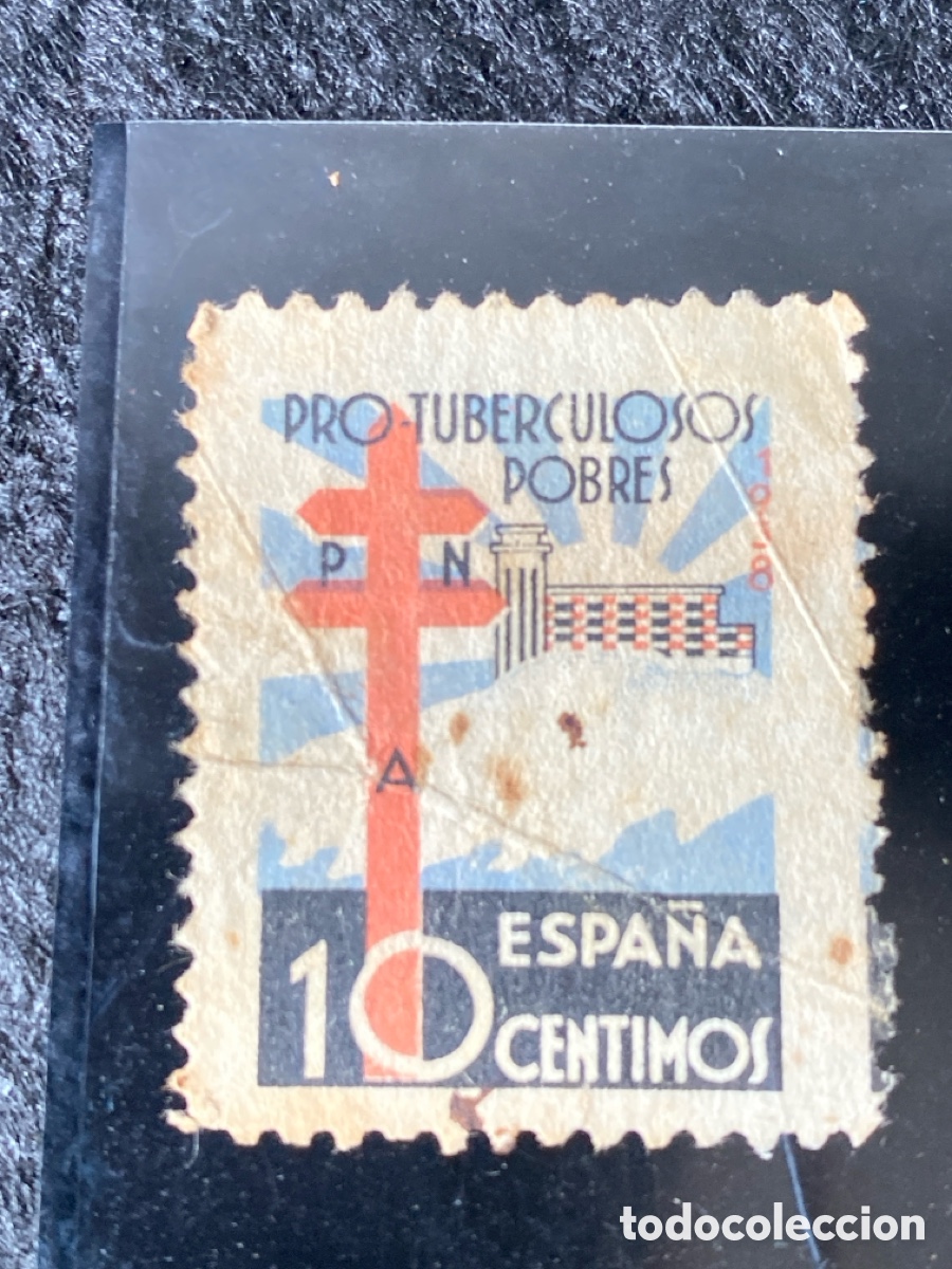 Sellos: Sello 1938 de 10 cts Espa&ntilde;a