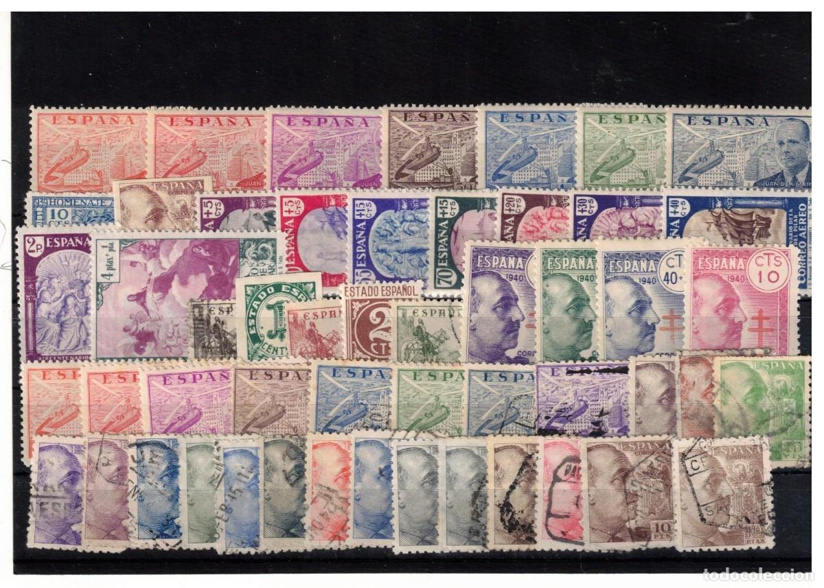 Sellos: Espa&ntilde;a. Conjunto de 52 sellos de Primer Centenario