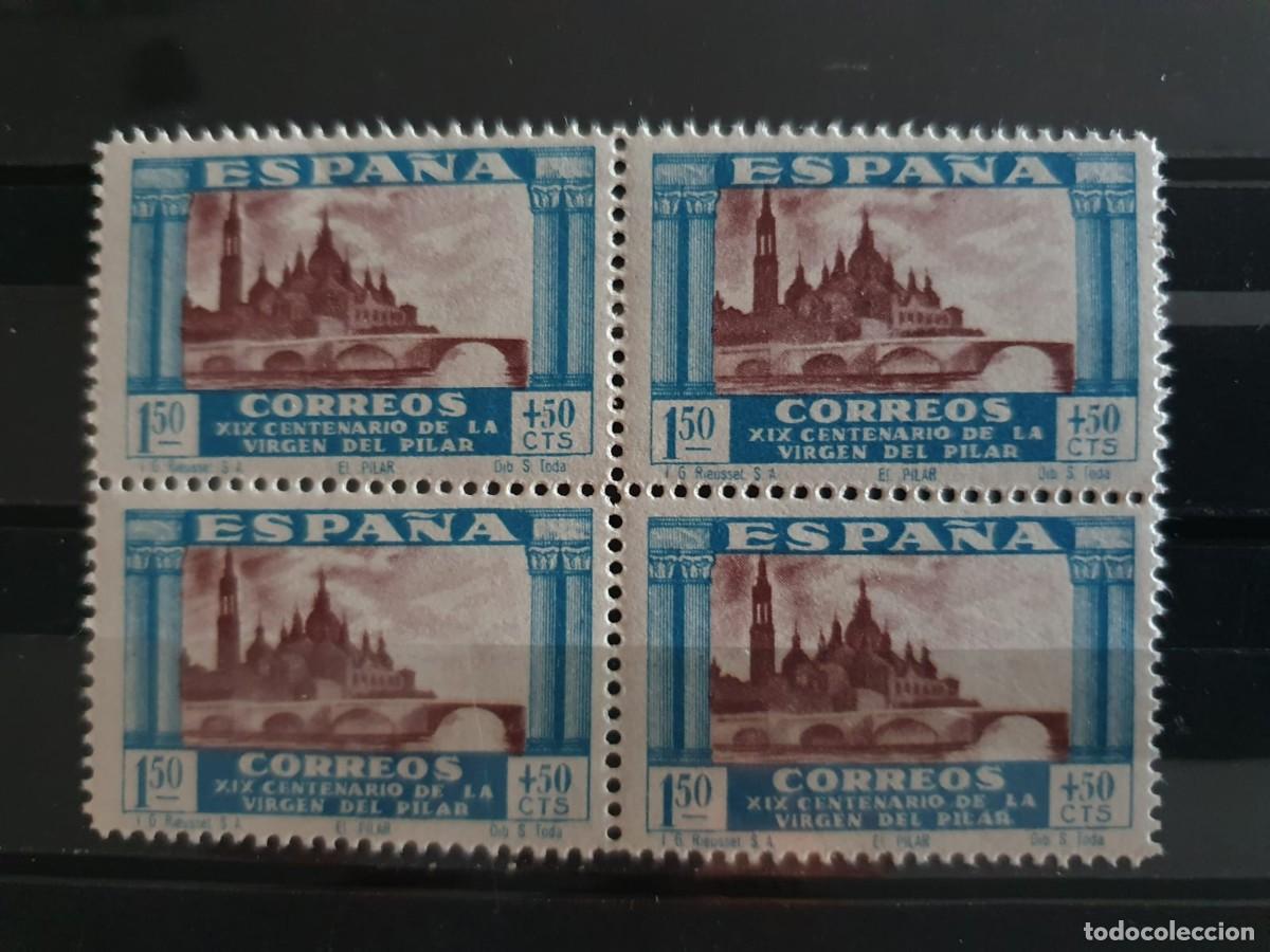 Sellos: EDIFIL 899 ** BLOQUE 4 ESPA&Ntilde;A 1940