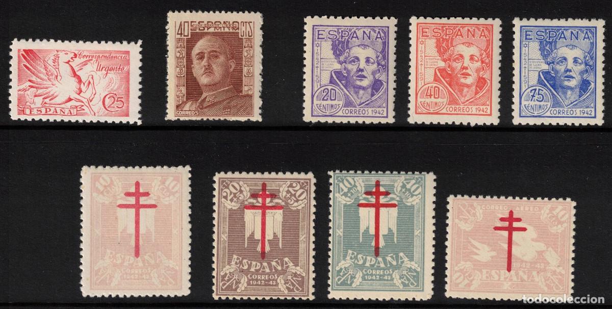 Sellos: ESPA&Ntilde;A - A&Ntilde;O 1942 COMPLETO - LUJO - MNH