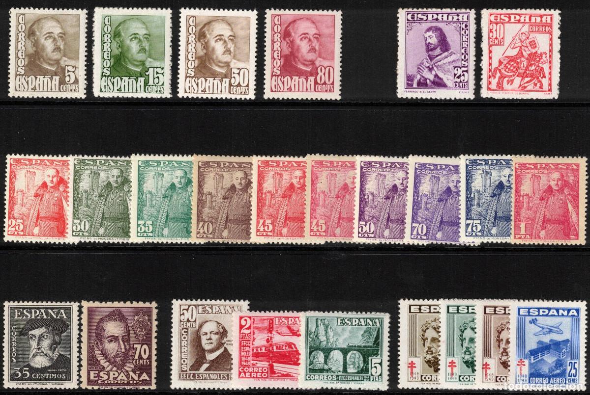 Sellos: ESPA&Ntilde;A - A&Ntilde;O 1948 COMPLETO - LUJO - MNH