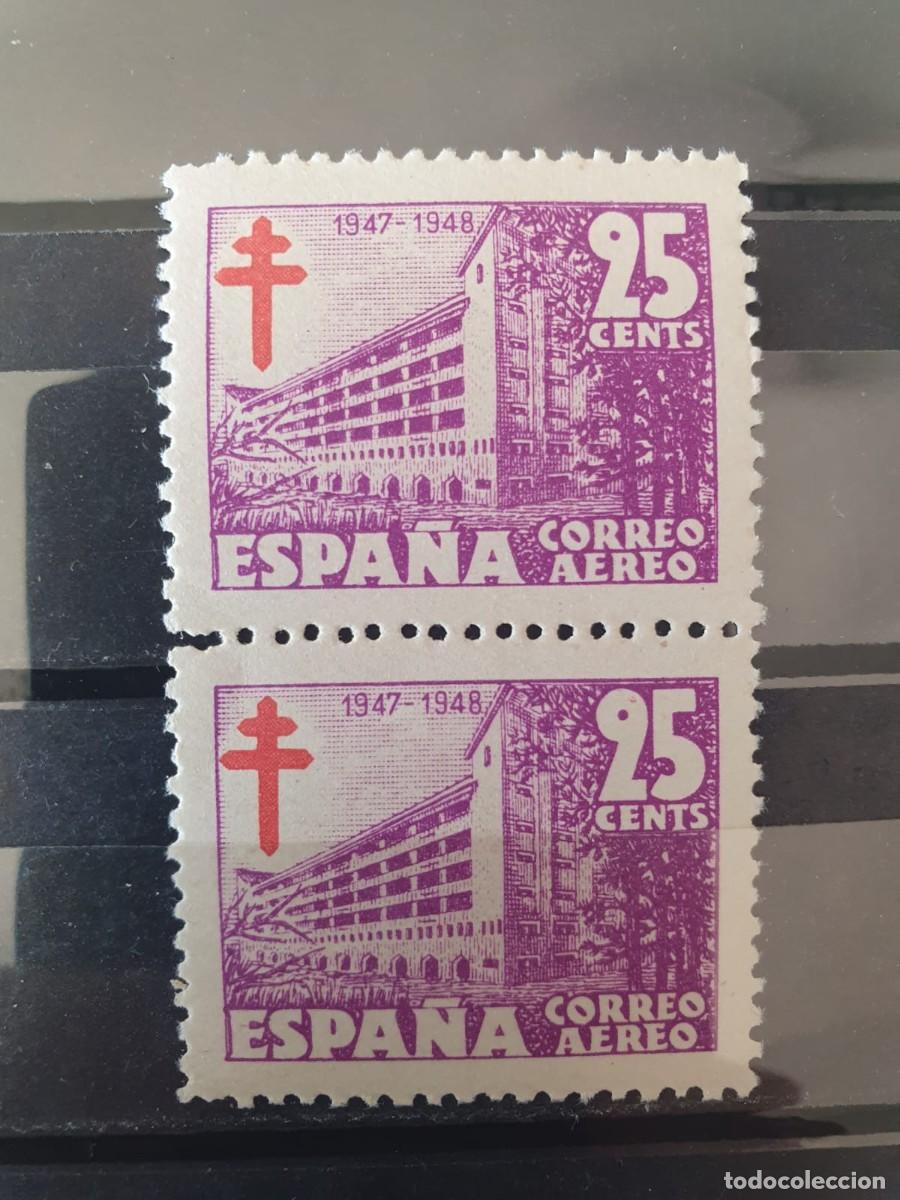 Sellos: EDIFIL 1019 ** PAREJA ESPA&Ntilde;A 1947
