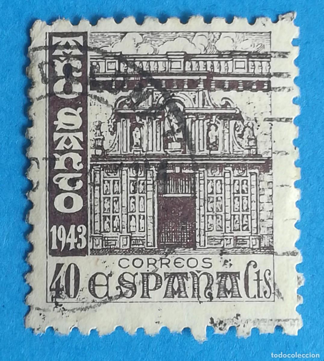 Sellos: A&ntilde;o Santo Compostelano 1943. Edifil 968. Usado.