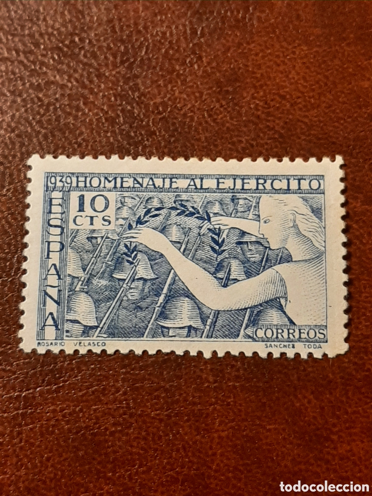 Sellos: Edifil 887. Homenaje al Ej&eacute;rcito. A&ntilde;o 1939.