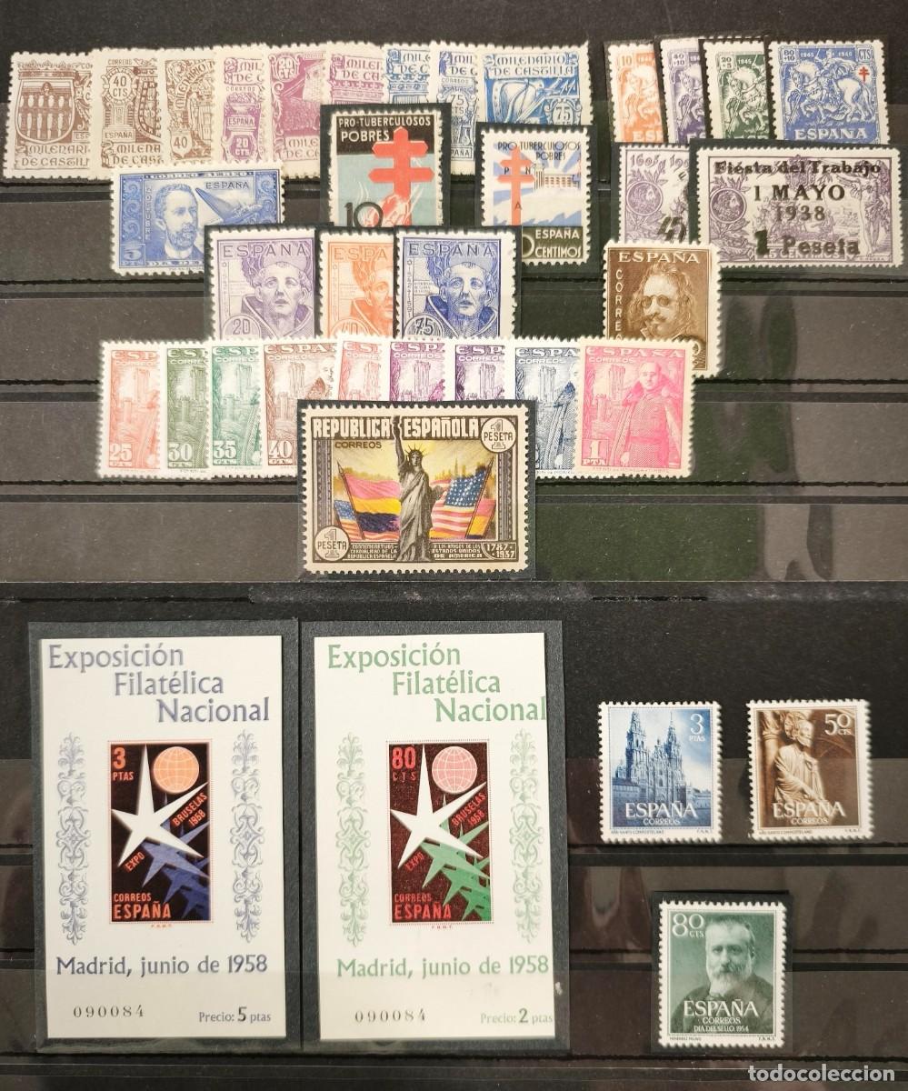 Sellos: ESPA&Ntilde;A. LOTE DE SELLOS PERIODO PRIMER Y SEGUNDO CENTENARIO.