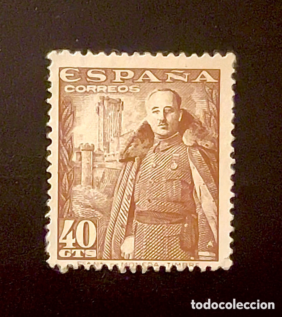 Sellos: Sello Postguerra Civil Franco Castillo de la Mota