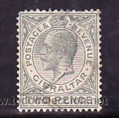 Sellos: GIBRALTAR 76 USADA, GEORGE V, - Foto 1