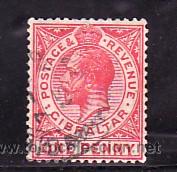 Sellos: GIBRALTAR 74 USADA, GEORGE V, - Foto 1