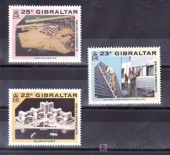 Sellos: GIBRALTAR 619/21 SIN CHARNELA, PROGRAMA DEL DESARROLLO DEL TERRITORIO, - Foto 1