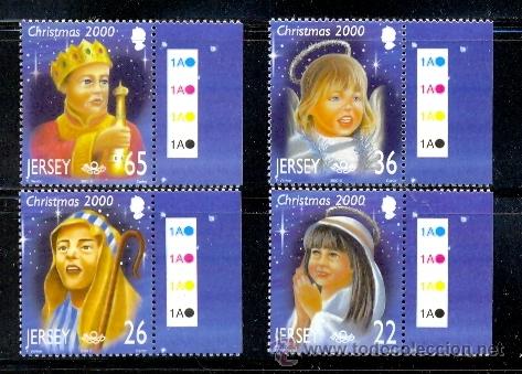 Sellos: JERSEY 2000 NAVIDAD Yvert 956/59 - Foto 1