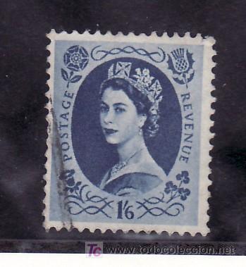 Sellos: gran breta&ntilde;a  278 usada, isabel ii - Foto 1
