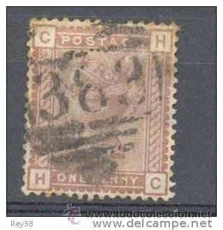 Sellos: INGLATERRA 1853, 1 PENIQUE - Foto 1